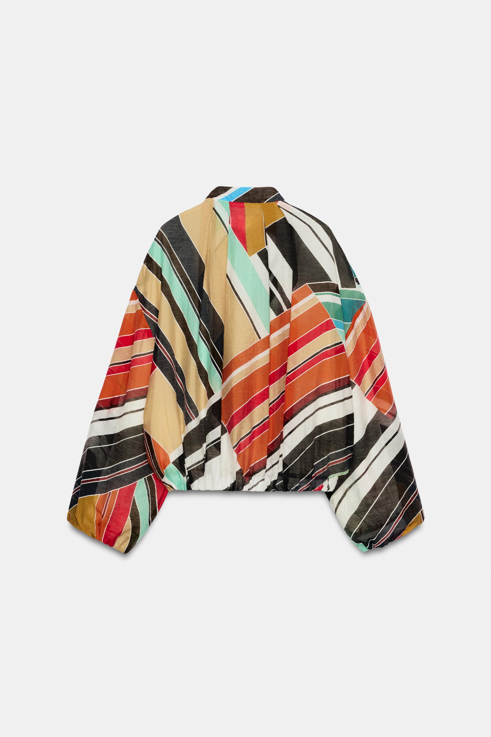 BLOUSON BOMBER IMPRIMÉ